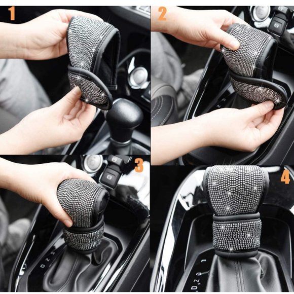 4PC Bling Universal Interior Accessories Set - Picture 5 of 5